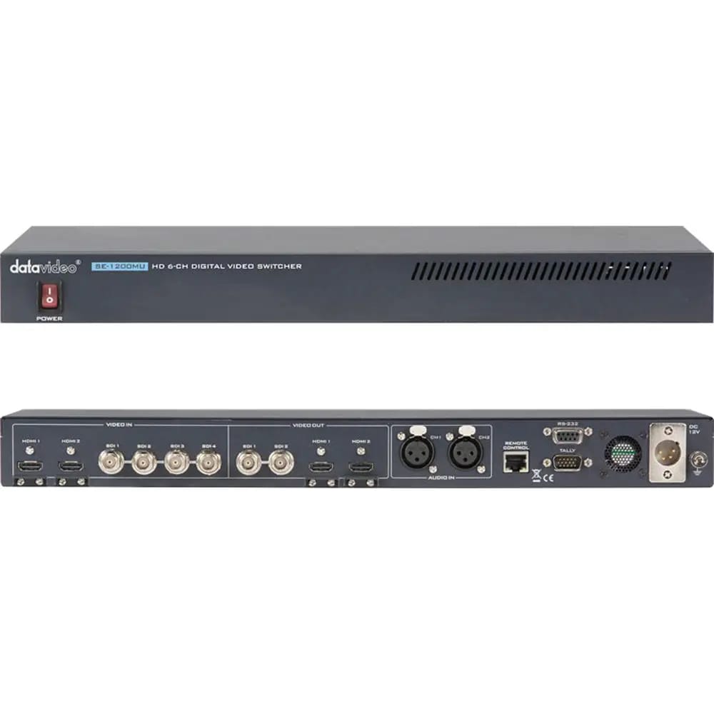 Datavideo SE-1200MU HD Digital Video Switcher with multiple inputs