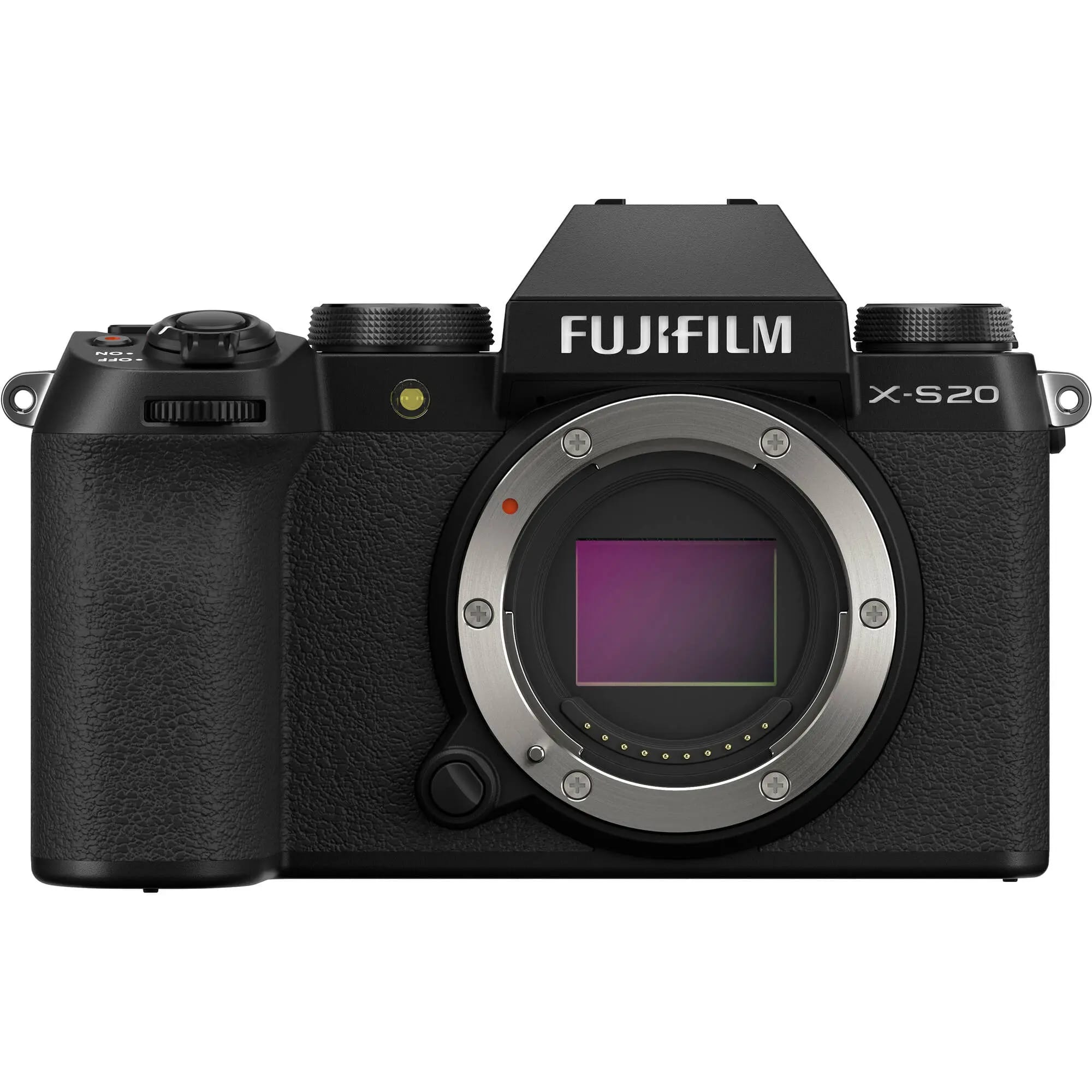 FUJIFILM X-S20 mirrorless camera front view
