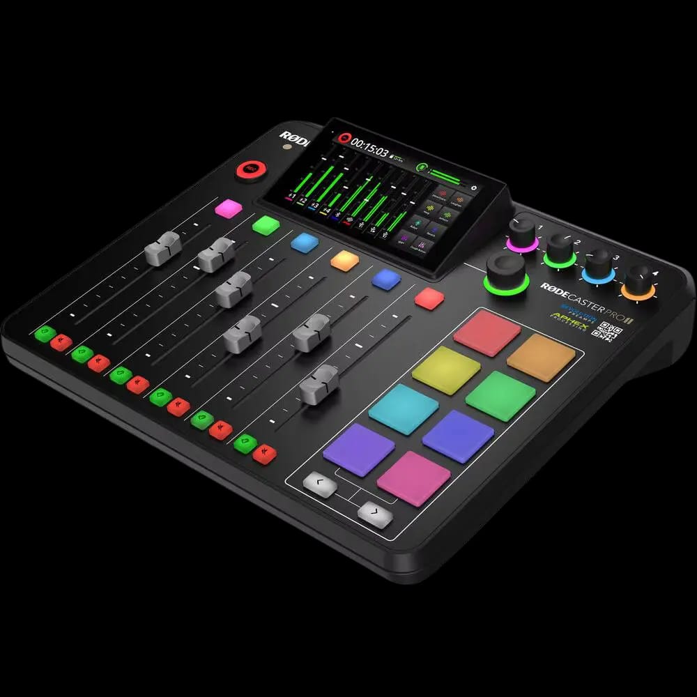 RODE RODECaster Pro II Integrated Audio Production Studio