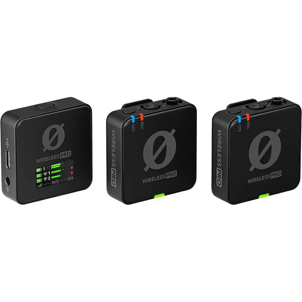 RODE Wireless PRO 2-Person Clip-On Microphone System with Lavaliers