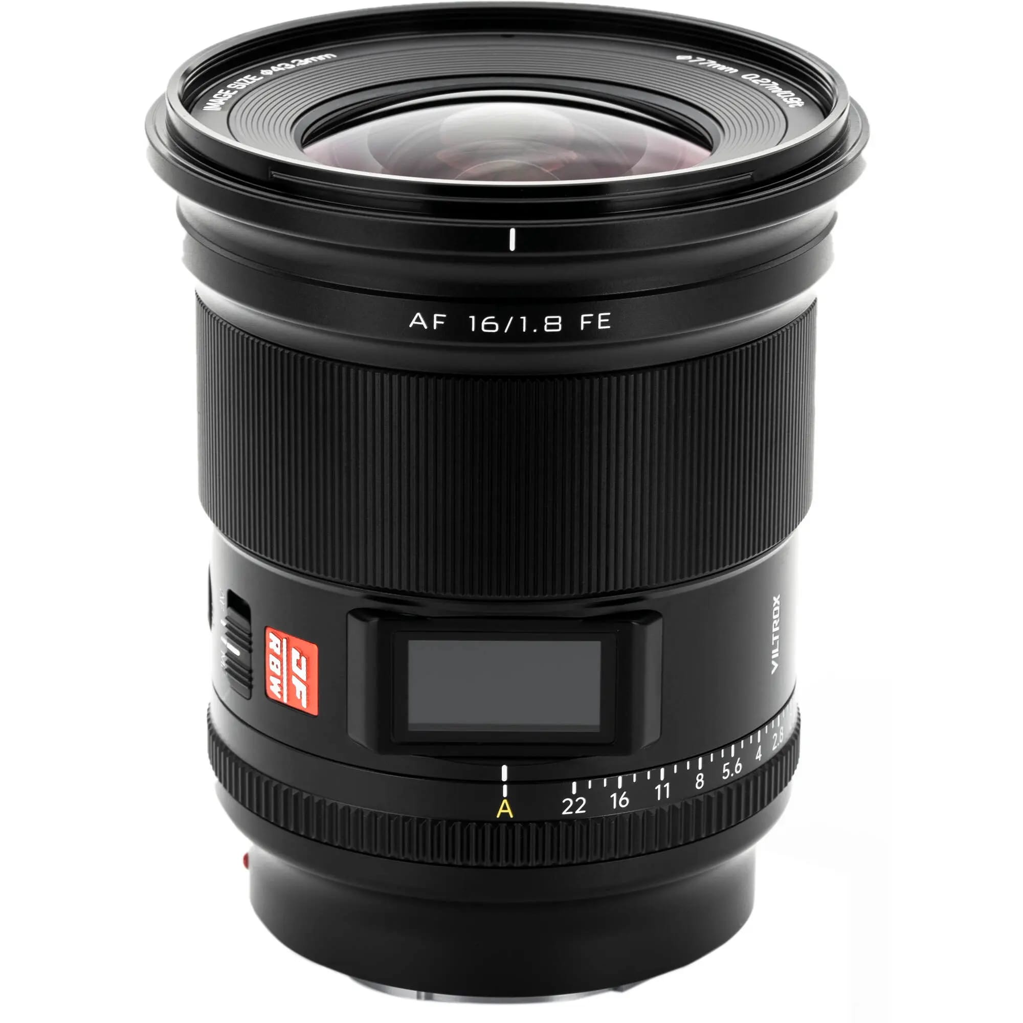Viltrox AF 16mm f/1.8 FE Lens for Sony E mount cameras